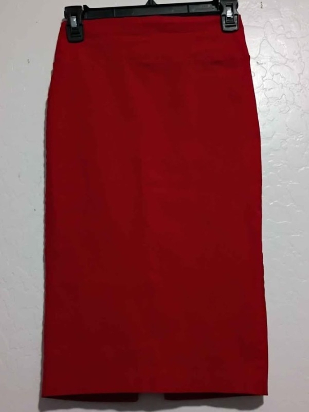 Women's Red Pencil Skirt - Sleek Office Staple
